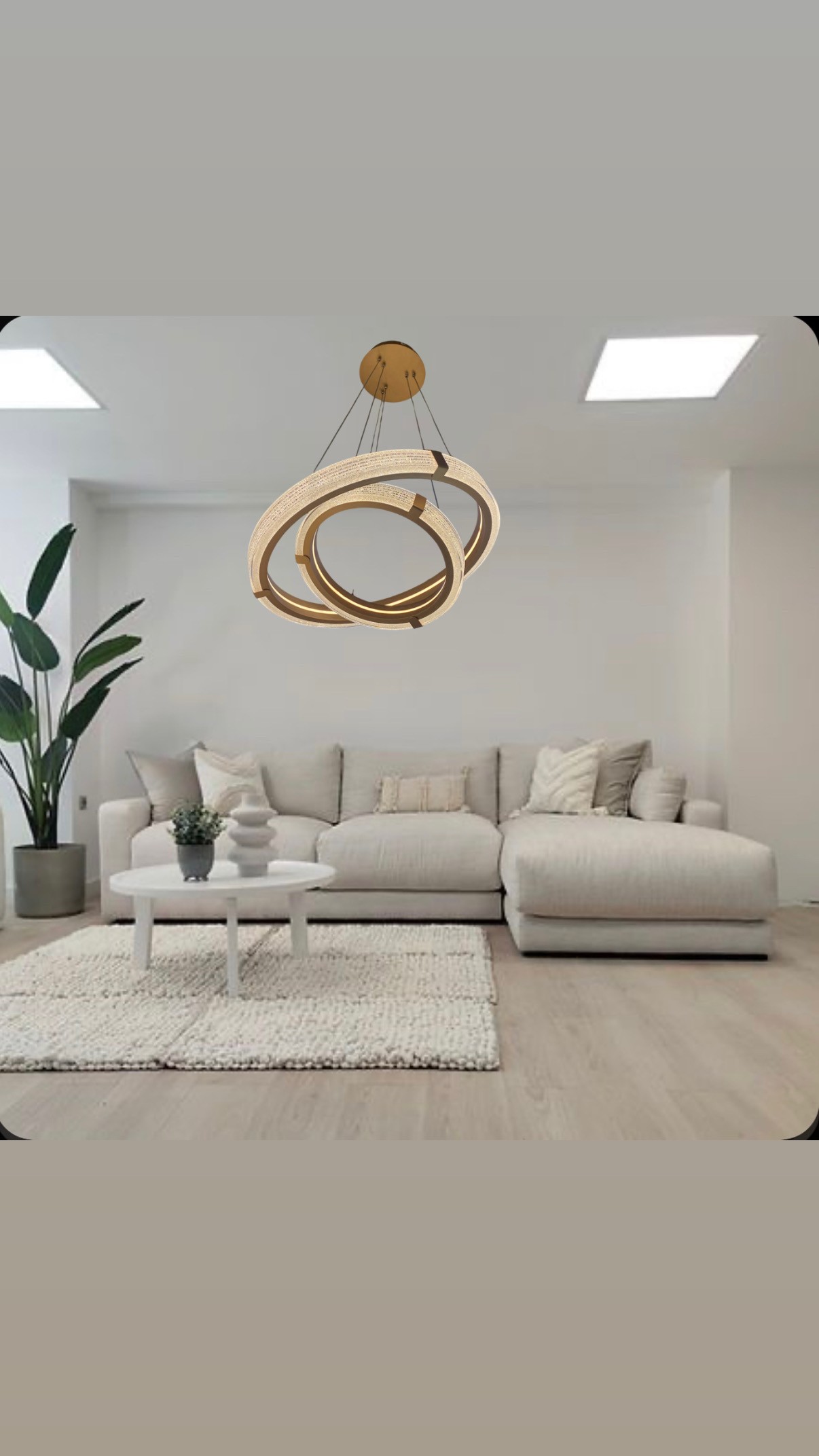 LED κρεμαστό φωτιστικό "Roundela.S"